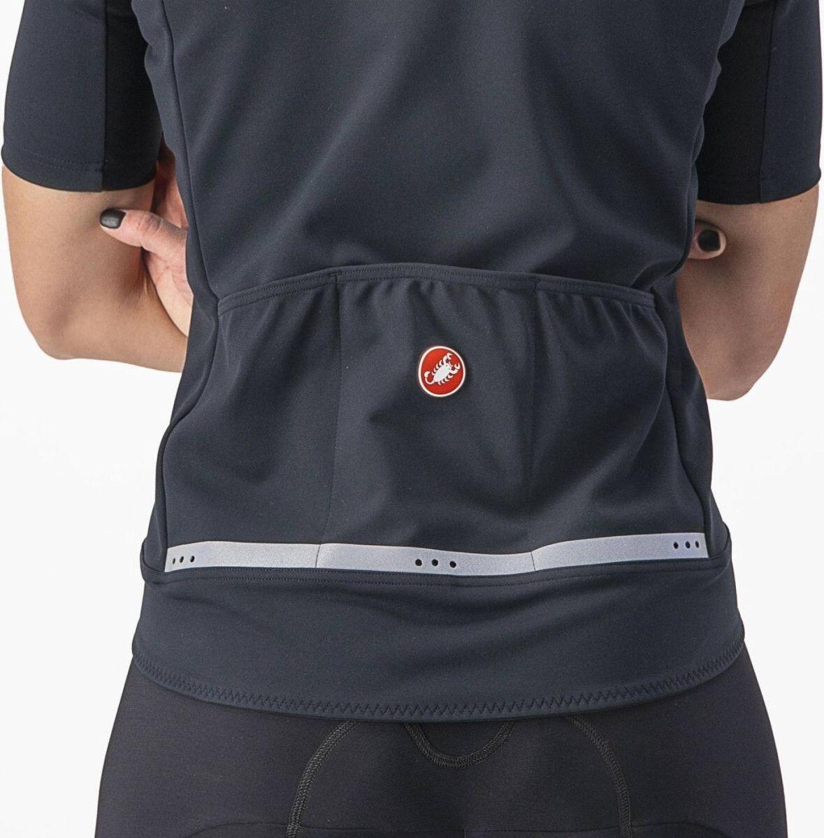 Maillot Manches Courtes Femme Castelli Gabba RoS 2 Noir 3/6