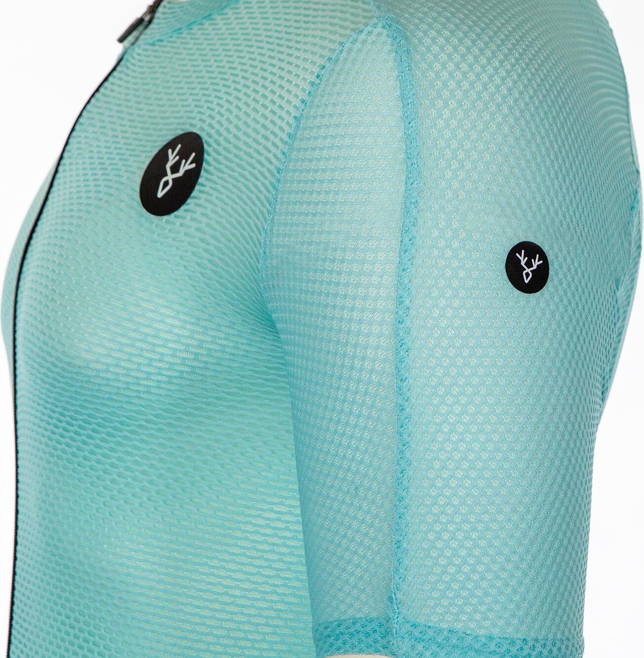 Maillot Manches Courtes LeBram Turini Ultralight Vert d'Eau 5/5