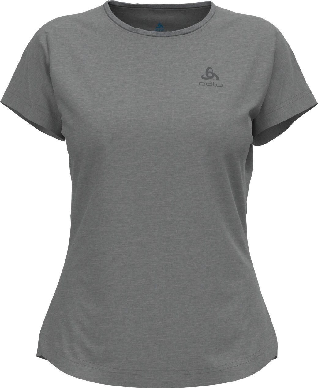 Maillot Manches Courtes Odlo Ascent 365 Femme Gris 1/2