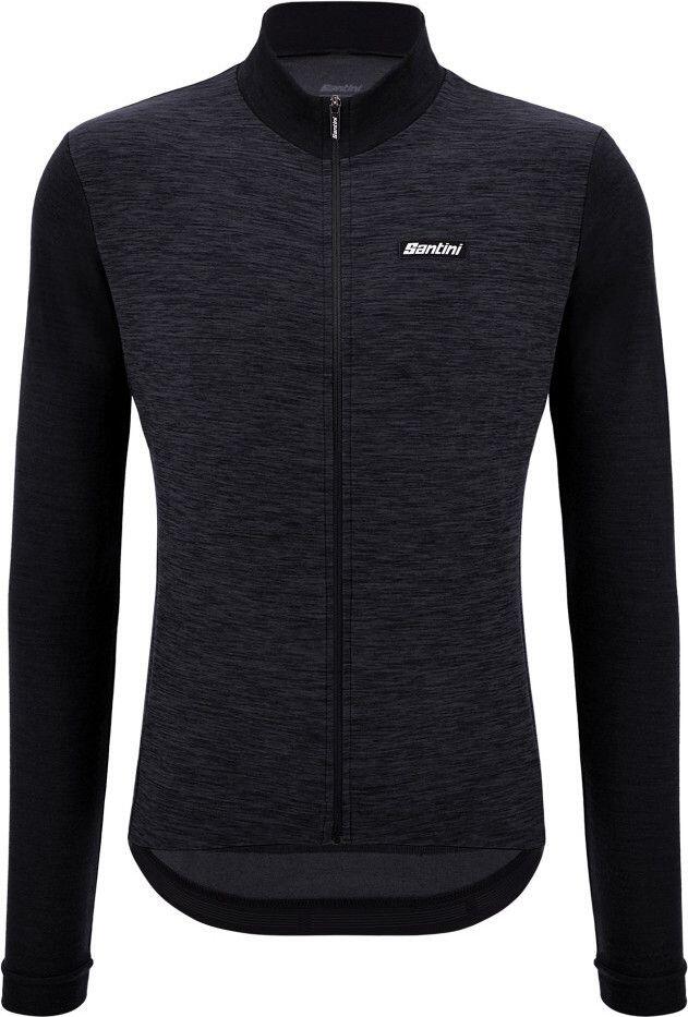 Santini Pure Long Sleeve Jersey Zwart 4/4
