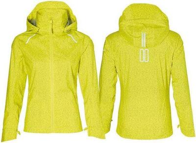 Waterdichte jas voor dames met reflectie basil skane hivis bluesign