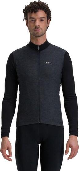 Maillot Manches Longues Santini Pure Noir