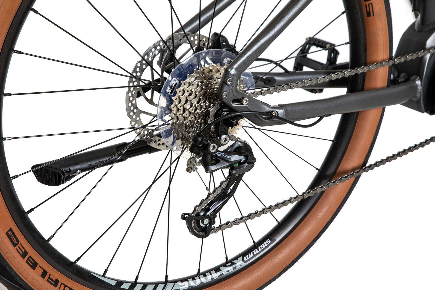 Bicyklet Gabriel Elektro-Fitnessrad Shimano Altus 9S 500 Wh 27.5'' Titanium Grau 5/7