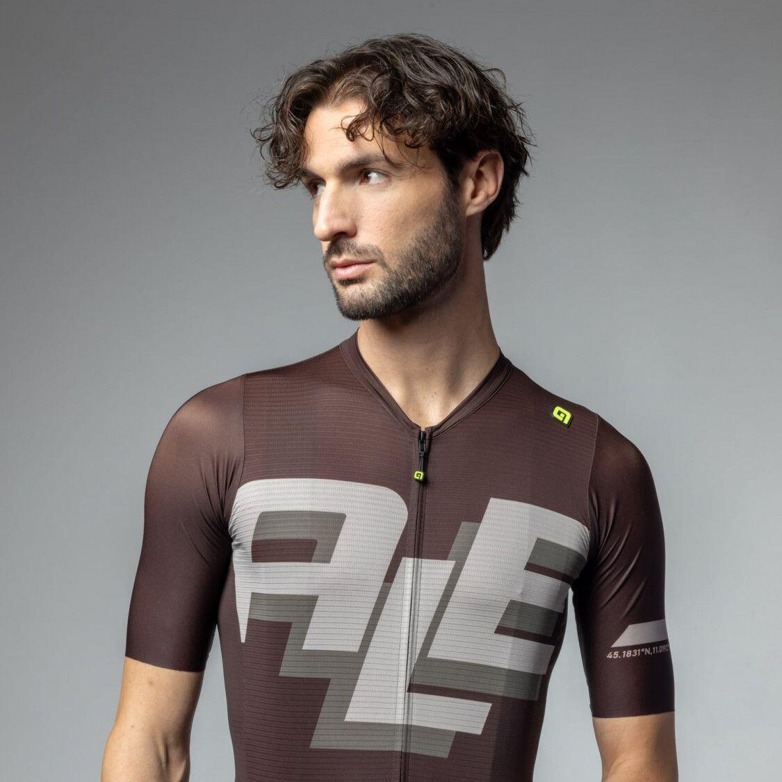 Maglia a maniche corte Alé Sauvage Brown 4/7