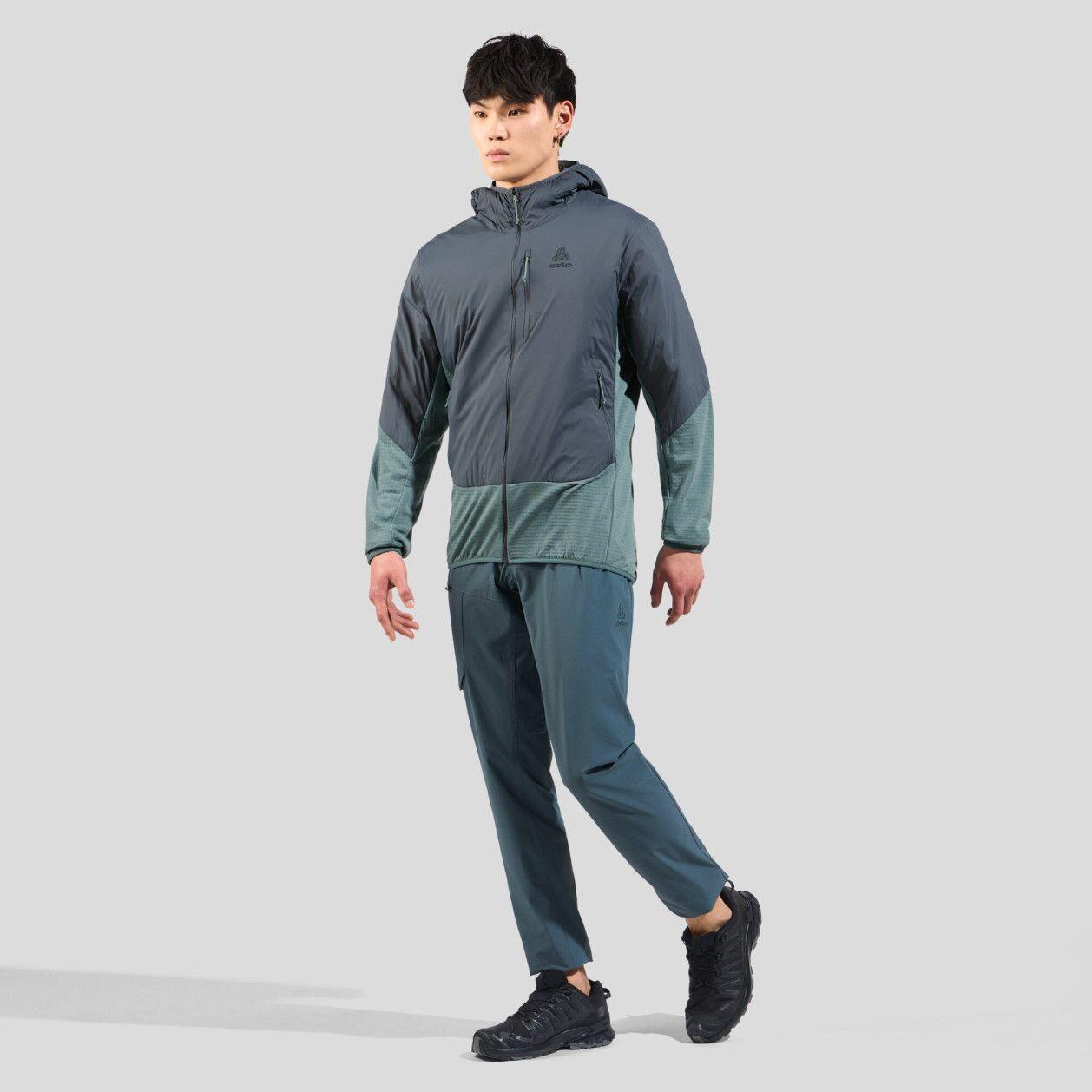 Odlo Ascent Hybrid Jacket Grigio/Blu 5/7