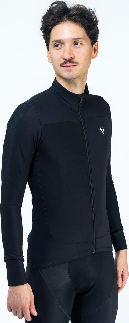 LeBram Ventoux Uni Long Sleeve Jersey Preto 3/5