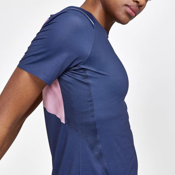 T-Shirt Running Craft Pro Hypervent Bleu Multi Couleurs Femme 3/3