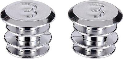 Bbb stuurlint eindkappen zilver