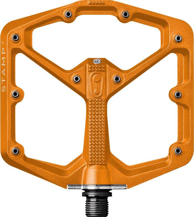 Crankbrothers Stamp 7 Large Flat Pedals Orange 2/4