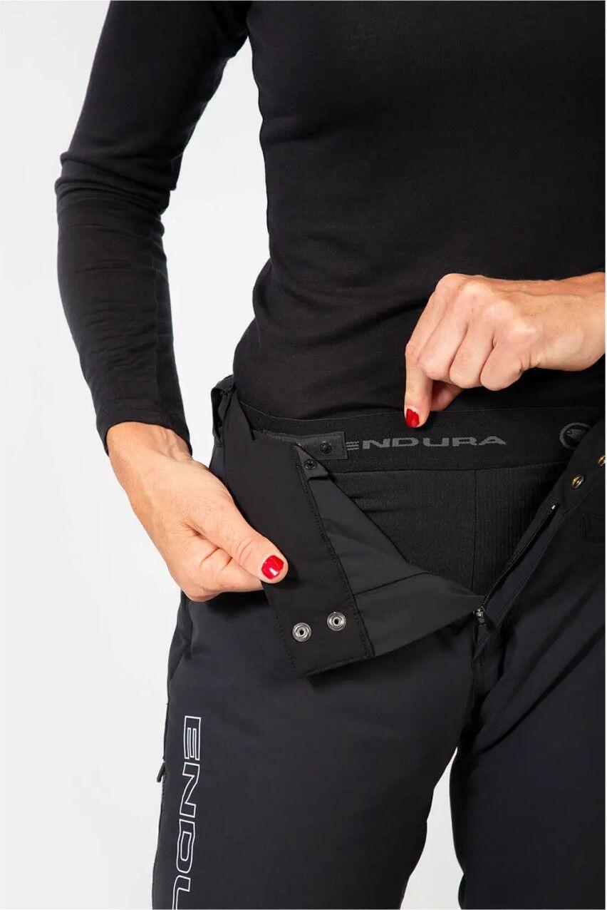 Pantalon pour Femme Endura MT500 Zero Degree Noir 3/6
