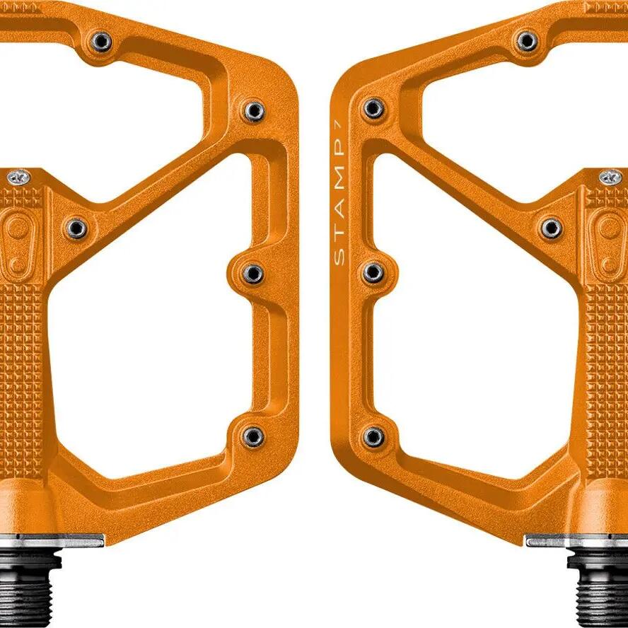 Crankbrothers Stamp 7 Large Flat Pedals Orange