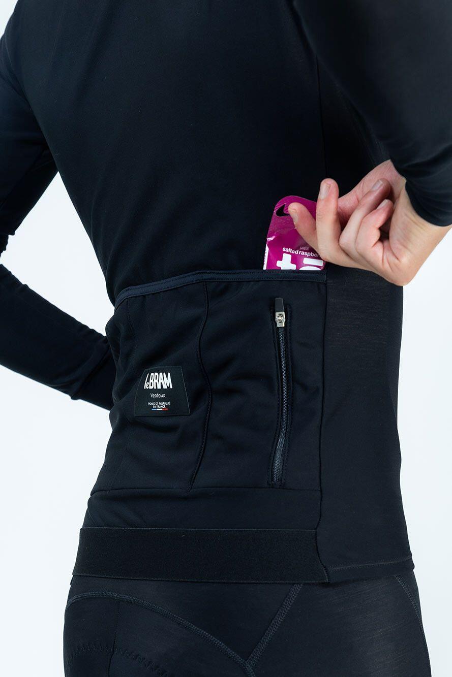 LeBram Ventoux Uni Long Sleeve Jersey Preto 5/5