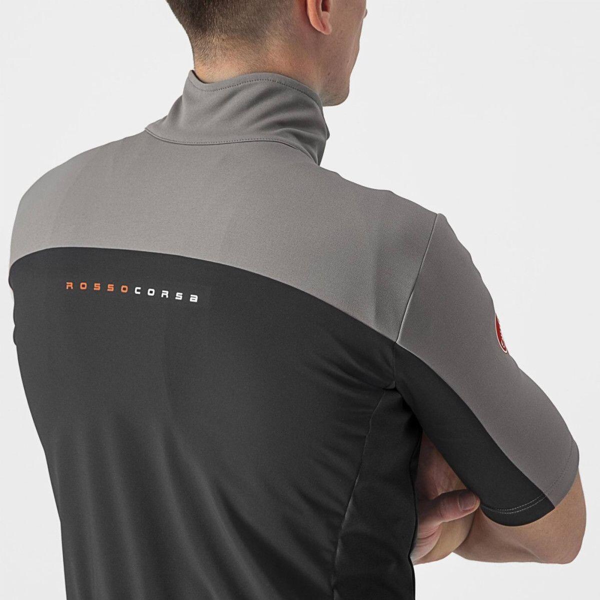Castelli Perfetto RoS 2 Wind Short Sleeve Jersey Light/Dark Grey 4/7