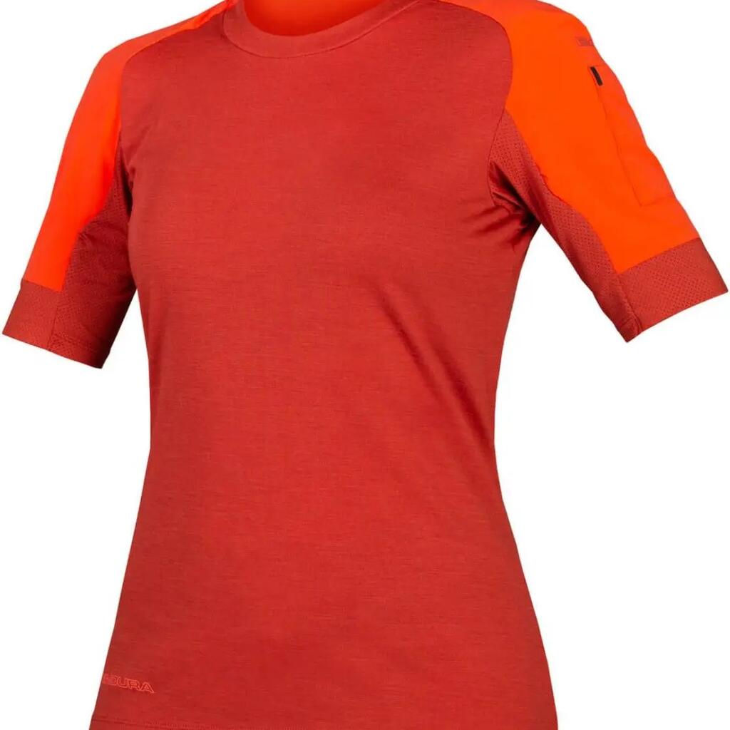 Endura GV500 Women's Short Sleeve Jersey Red