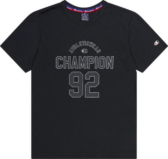 Champion Legacy T-Shirt kurzarm Schwarz mit '92'-Print
