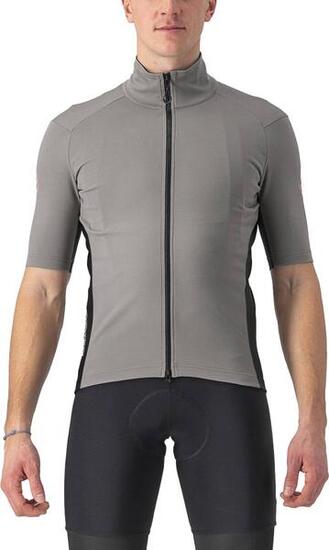 Castelli Perfetto RoS 2 Wind Short Sleeve Jersey Light/Dark Grey