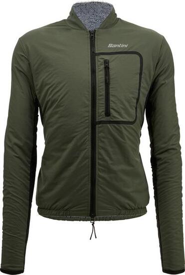 Santini Alpha T Long Sleeve Giacca Green