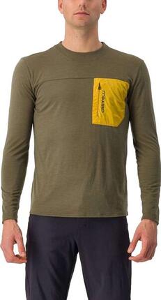 Castelli Unlimited Merino Langarmtrikot Schwarz/Grau