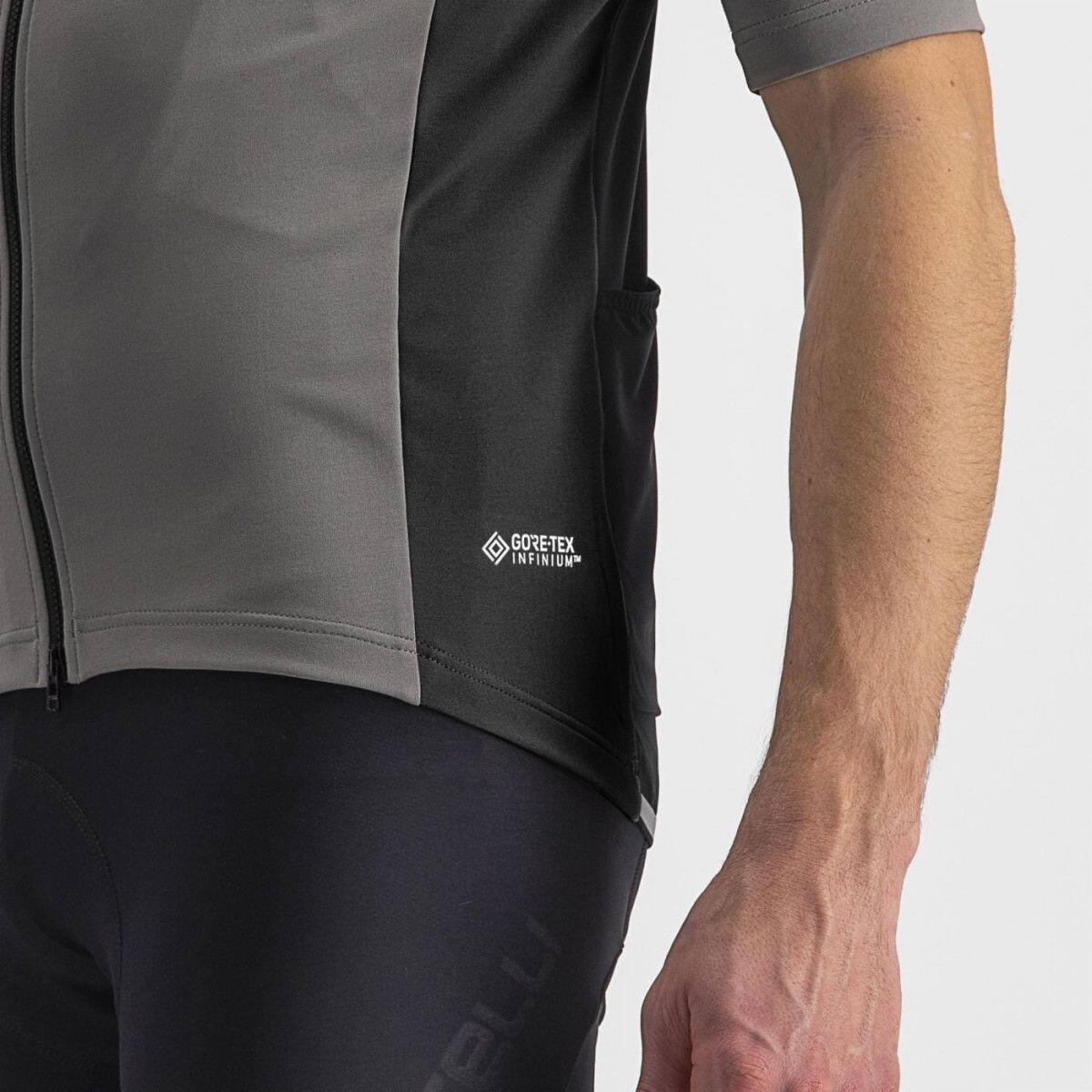 Castelli Perfetto RoS 2 Wind Short Sleeve Jersey Light/Dark Grey 6/7