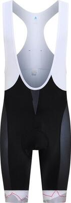 Odlo performance pyrénées bib broek - grijs/wit/rood