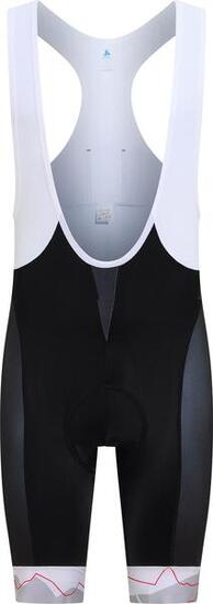 Odlo Performance Pyrénées Bib Broek - Grijs/Wit/Rood