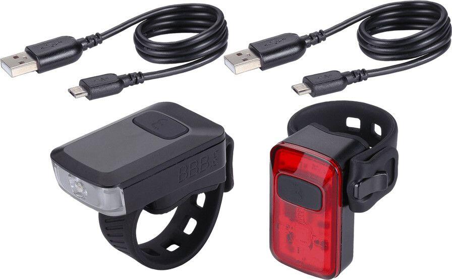 Komplet lampek rowerowych BBB Spark 2.0 USB-C