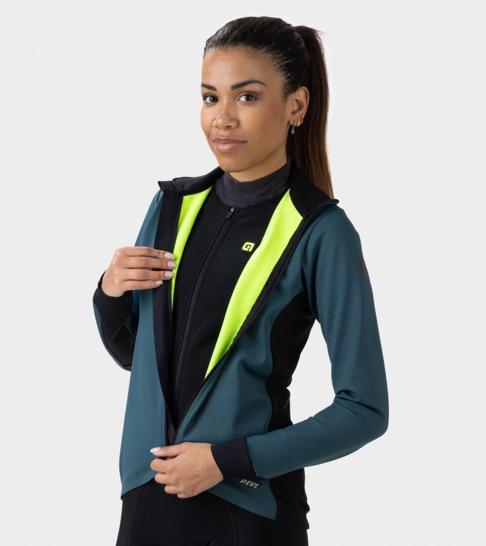 Giacca a maniche lunghe Alé Future Warm Donna Verde 3/7