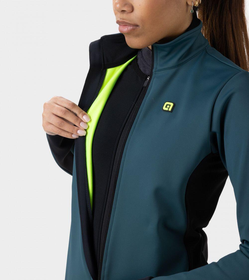 Giacca a maniche lunghe Alé Future Warm Donna Verde 5/7
