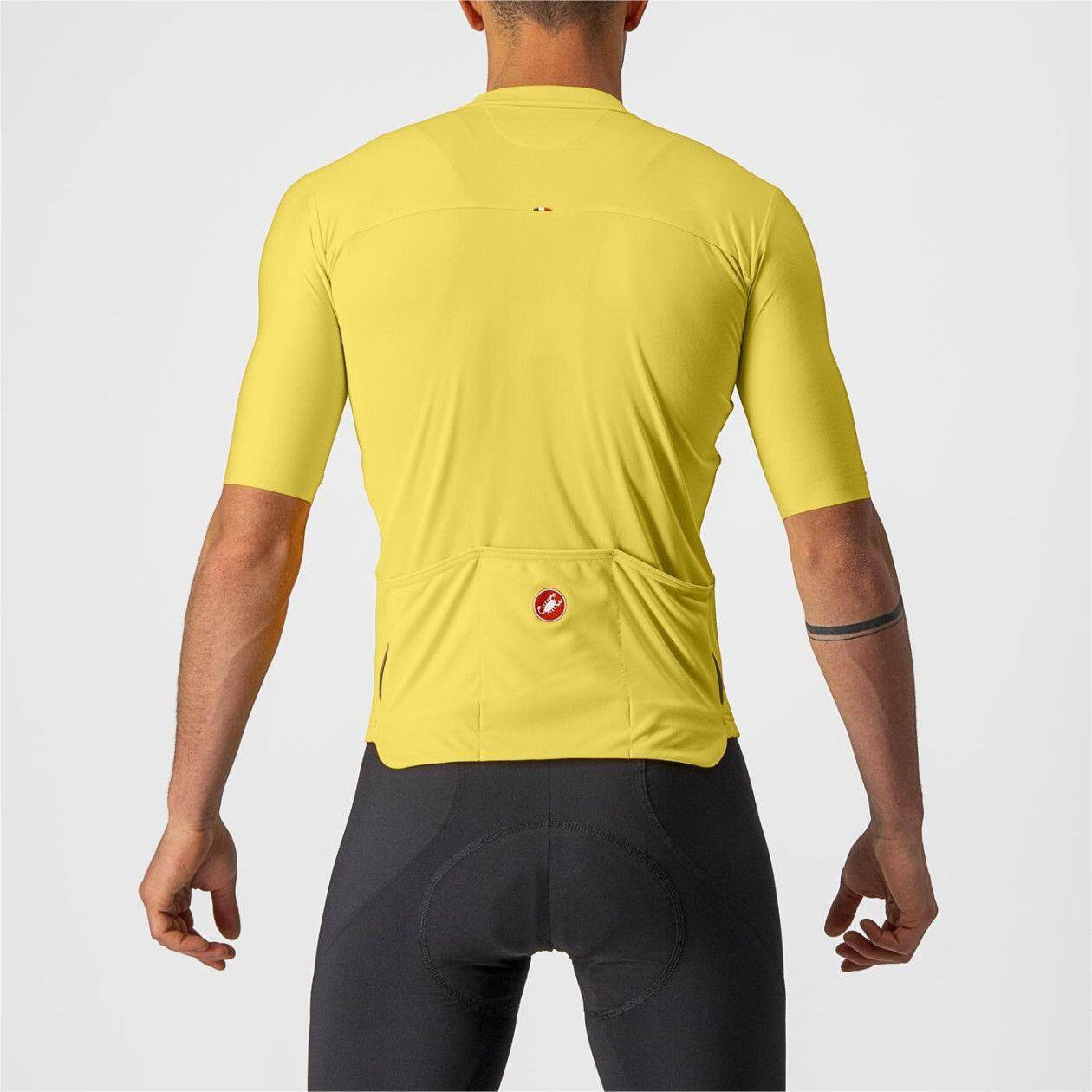 Maglia a manica corta Castelli Prologo 7 Giallo/Grigio Chiaro 2/5