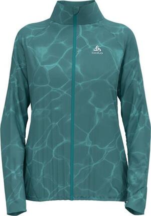 Odlo Zeroweight Print Women's Running Jacket Blau