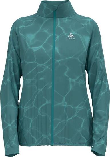 Odlo Zeroweight Print Women's Running Jacket Blau