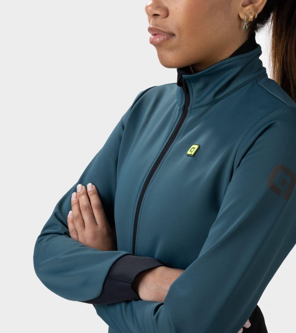 Giacca a maniche lunghe Alé Future Warm Donna Verde 4/7
