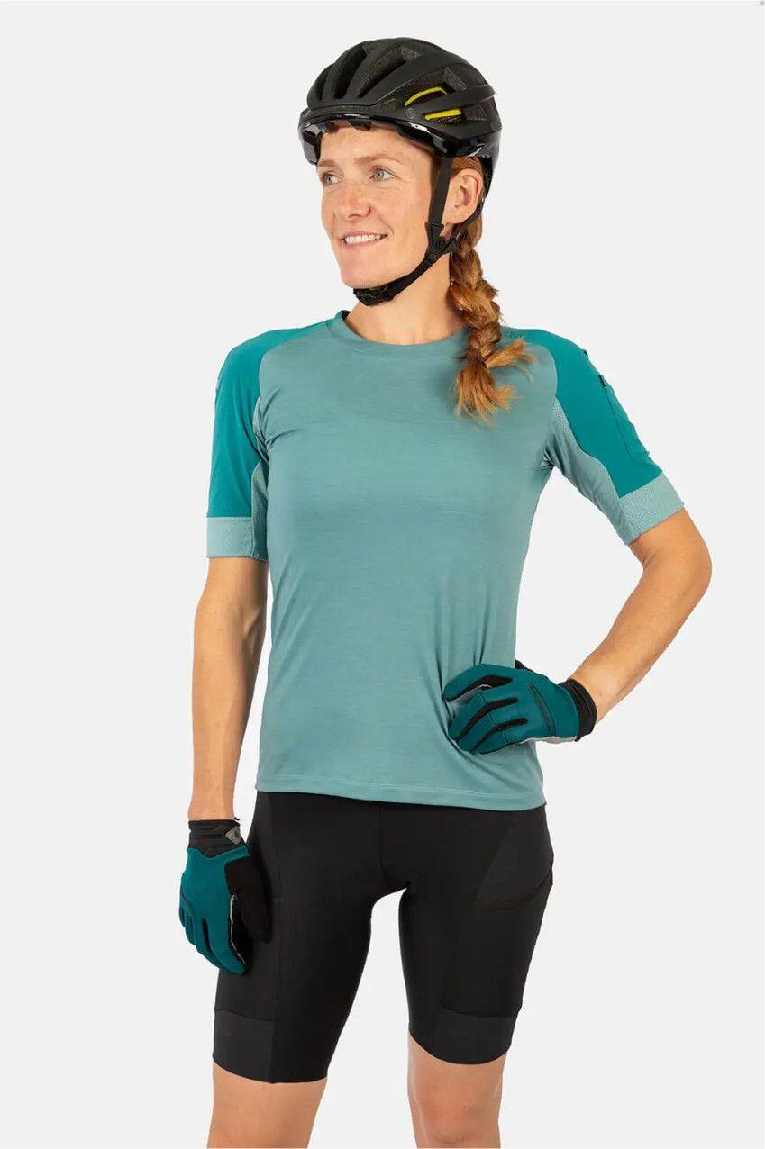 Maillot Manches Courtes Endura GV500 Femme Vert 5/6