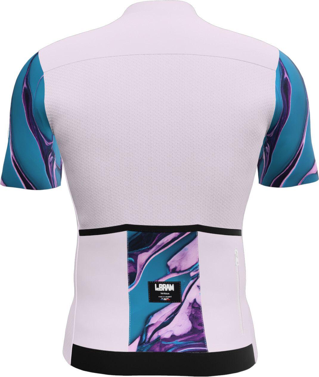 LeBram Ventoux Pétrole Kurzarmtrikot Rosa 3/3