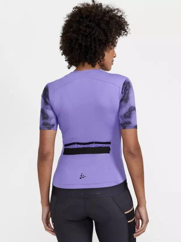 Maillot manches courtes vélo Craft Pro Gravel Violet Femme 2/6