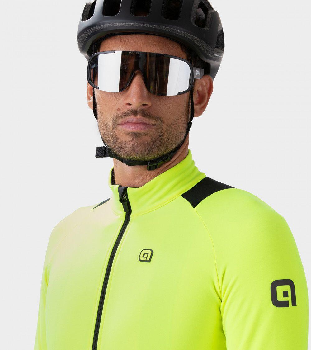 Maillot Manches Longues Alé K-Idro Noir/Jaune Fluo 3/6