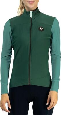 Women's lebram ventoux uni trui met lange mouwen agave green