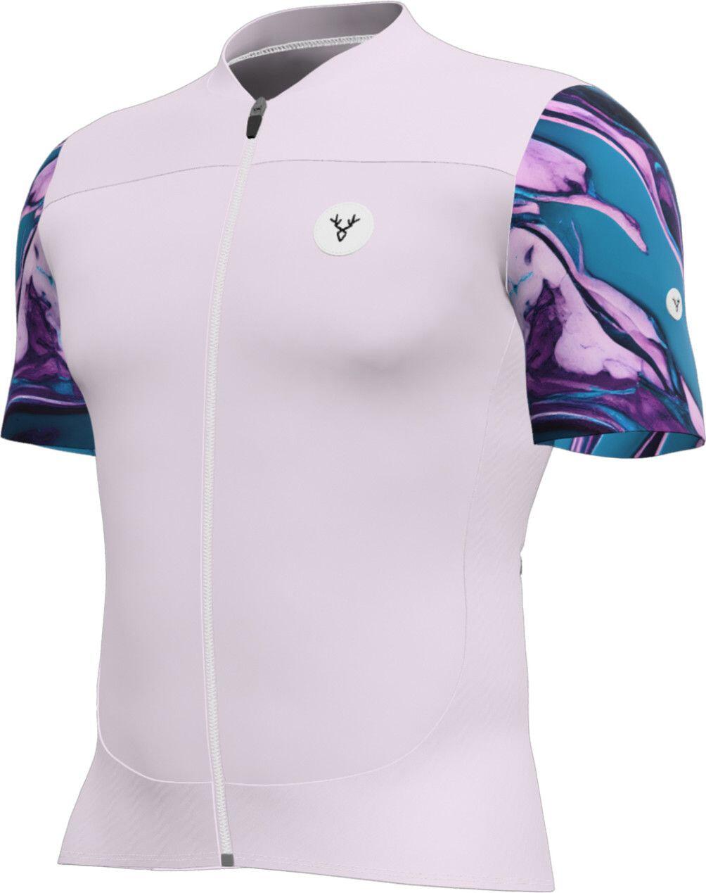 LeBram Ventoux Pétrole Kurzarmtrikot Rosa 2/3