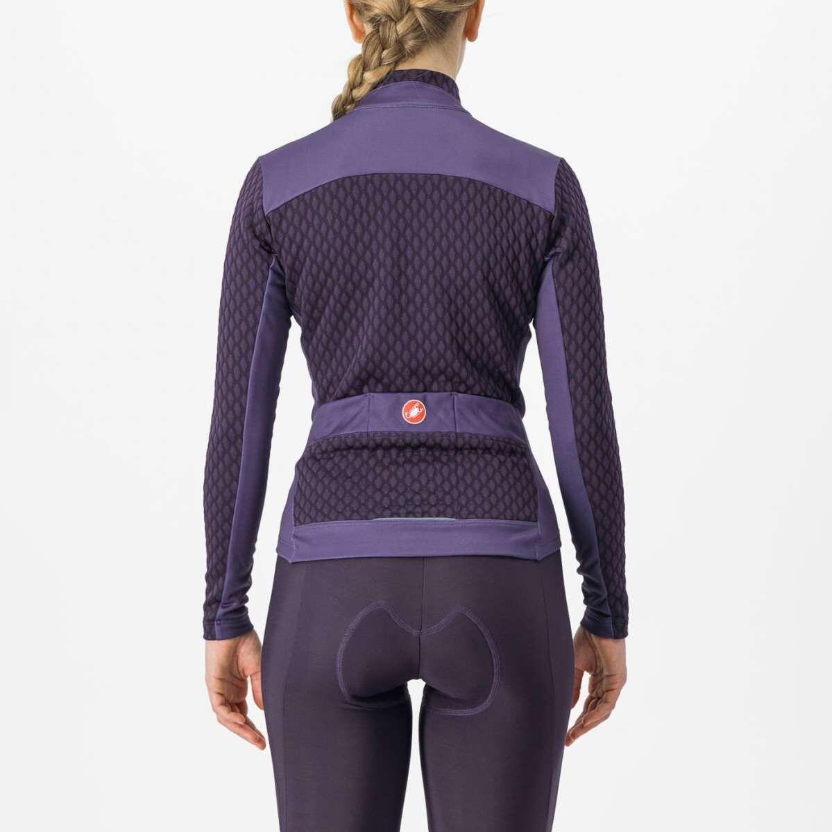 Damen Castelli Sfida 2 Langarm Jacke lila 2/6
