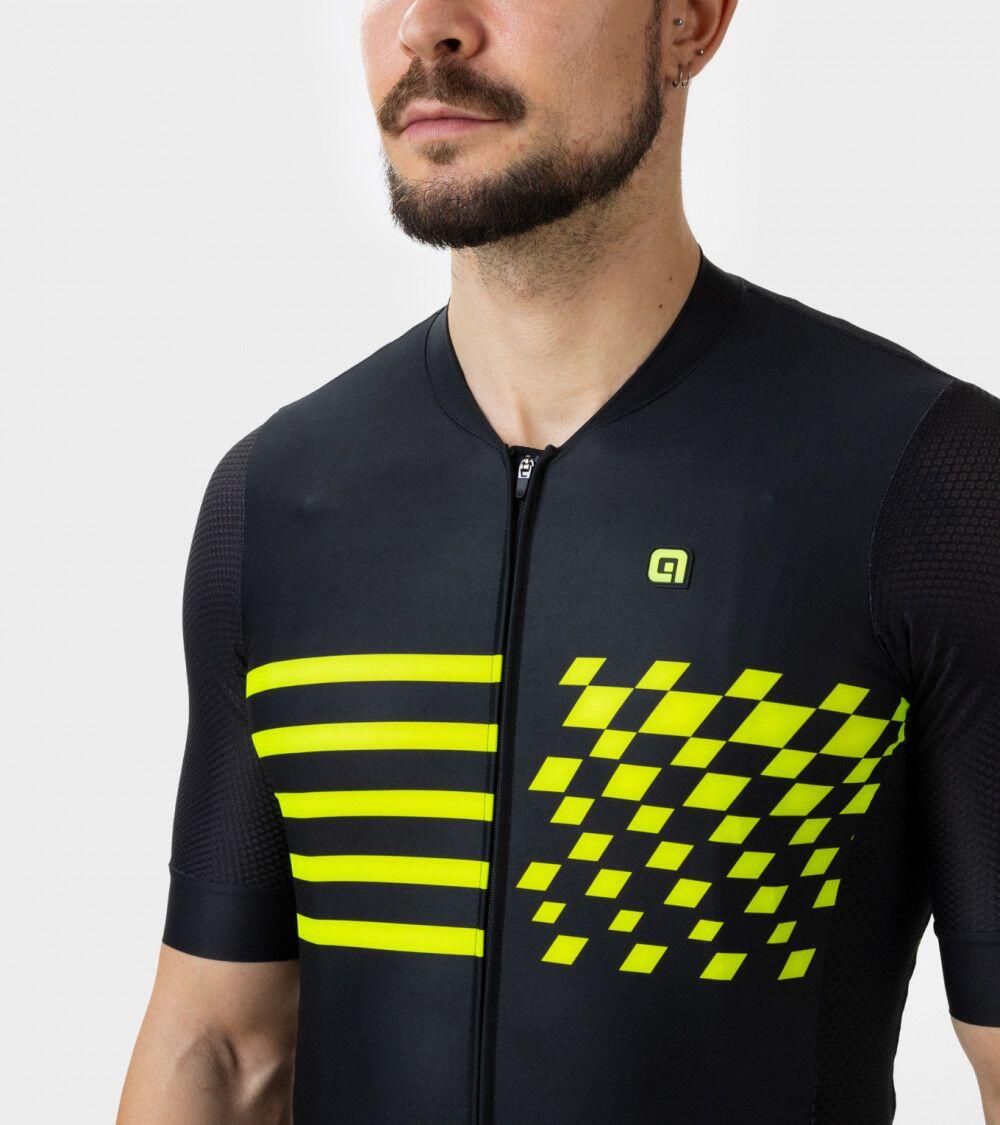 Maillot Manches Courtes Alé Play Noir 4/7