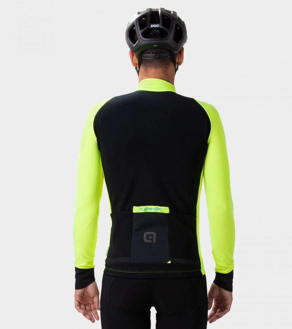 Maillot Manches Longues Alé K-Idro Noir/Jaune Fluo 2/6
