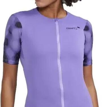Craft Pro Gravel Violet Women's short-sleeved cycling jersey