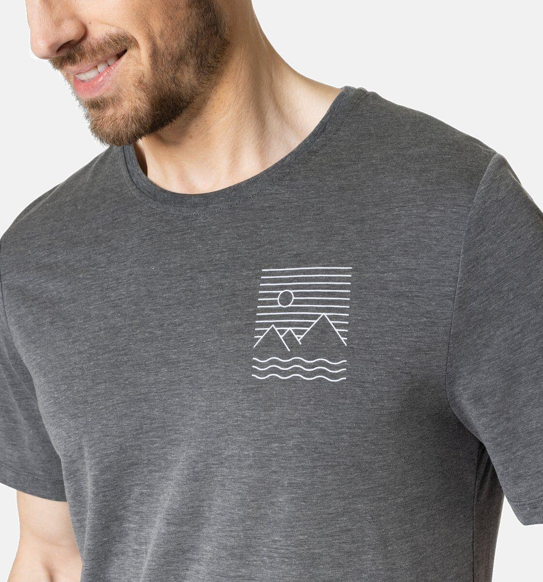 Maillot Manches Courtes Odlo Ascent 365 Linear Gris 5/5