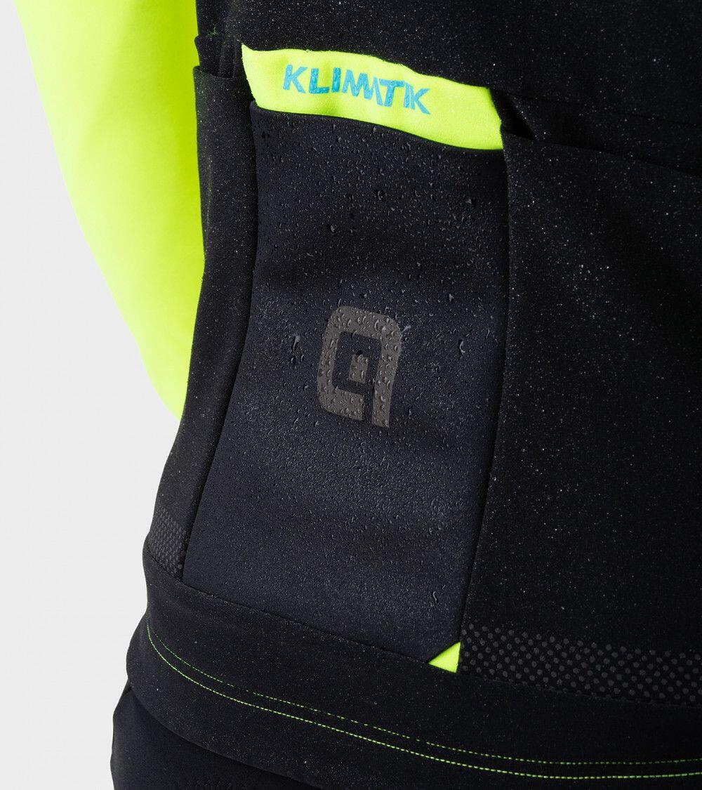 Maillot Manches Longues Alé K-Idro Noir/Jaune Fluo 5/6