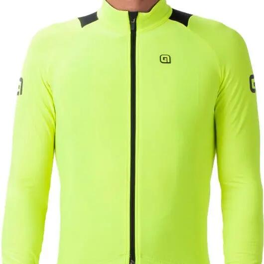 Alé K-Idro Long Sleeve Jersey Black/Fluorescent Yellow
