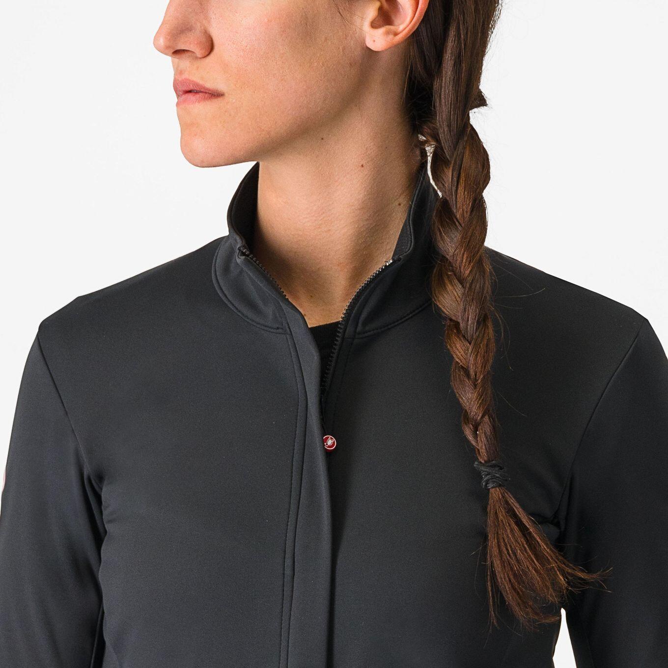 Damen Langarm Jacke Castelli Perfetto Air Schwarz 3/7