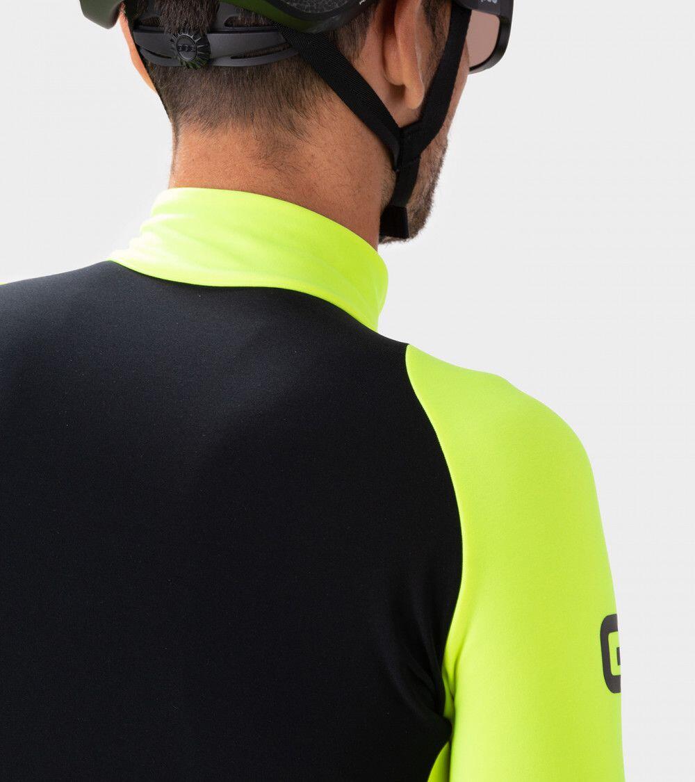 Maillot Manches Longues Alé K-Idro Noir/Jaune Fluo 4/6