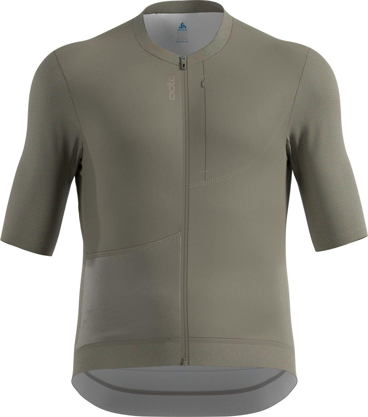 Maillot Vélo Manches Courtes Odlo Explorer Pro Gris 1/2