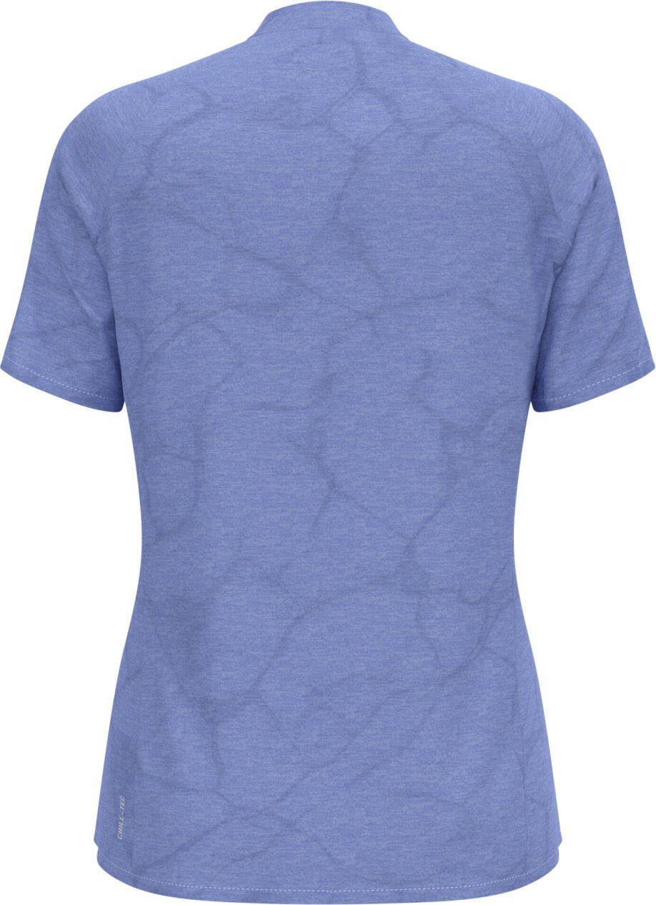 Odlo Ascent Chill-Tec Damen Polo-Shirt Blau 2/5