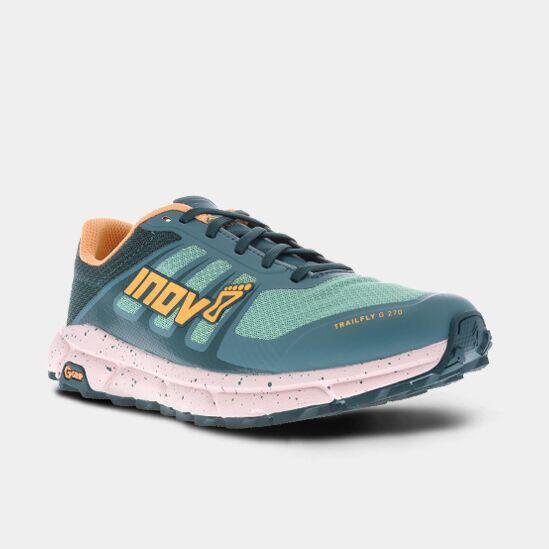 Inov-8 TrailFly G 270 V2 Women's Green / Yellow Trail Shoes 3/7